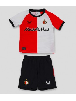 Feyenoord Replika Hemmakläder Barn 2024-25 Kortärmad (+ byxor)